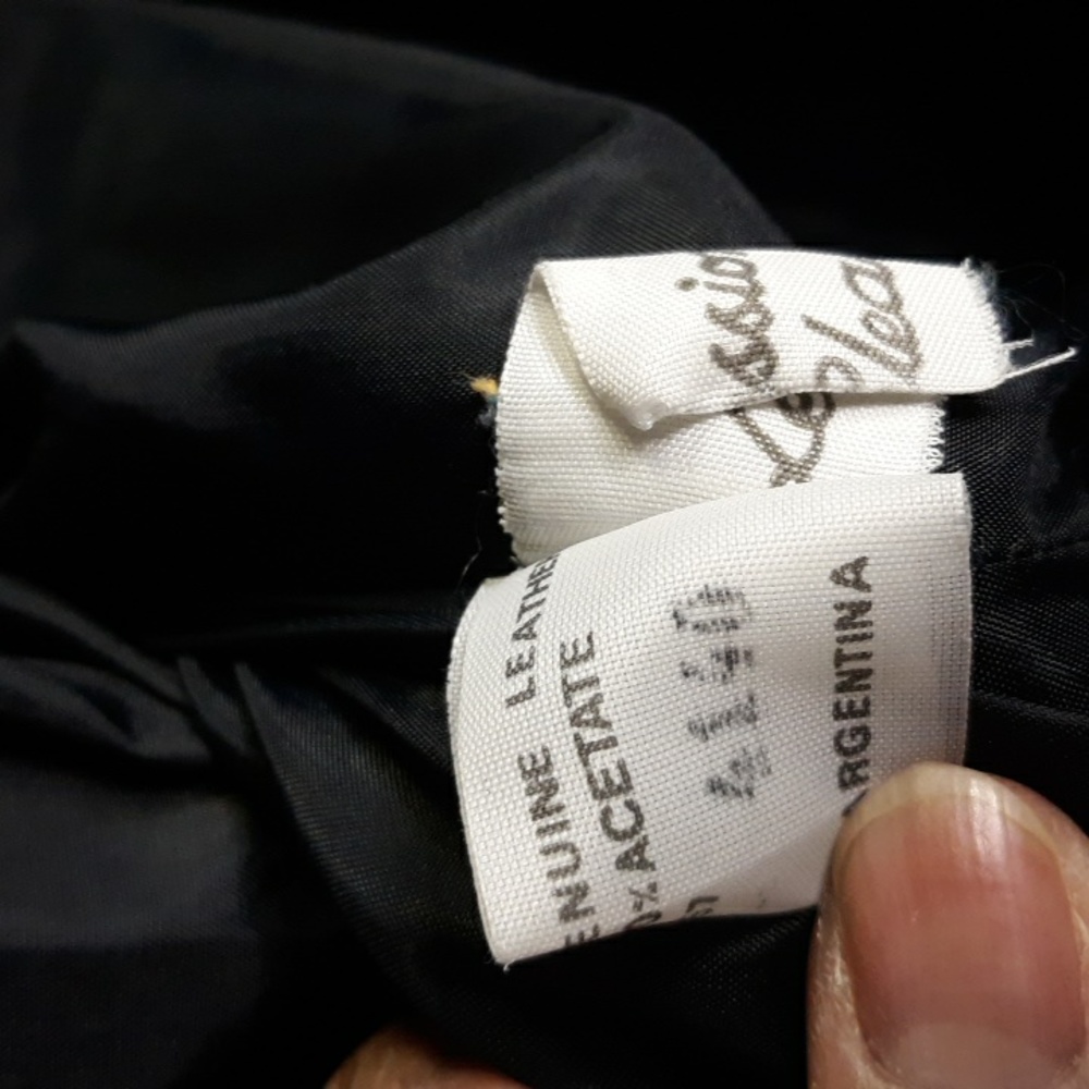 Genuine Black Leather Jacket - Picture 10 of 10